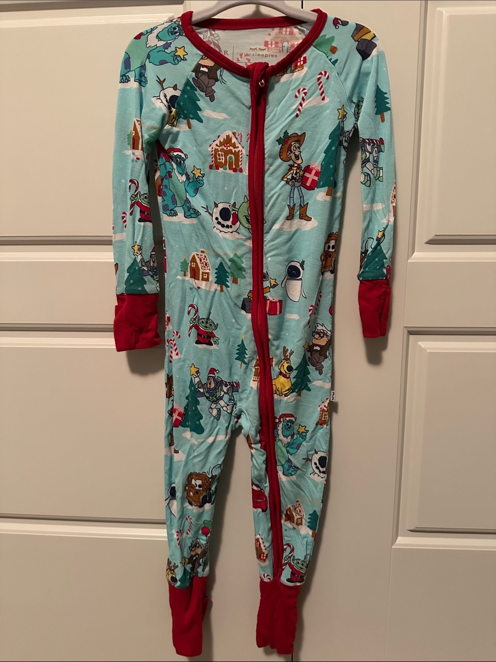 Little Sleepies Christmas Pixar character pajamas